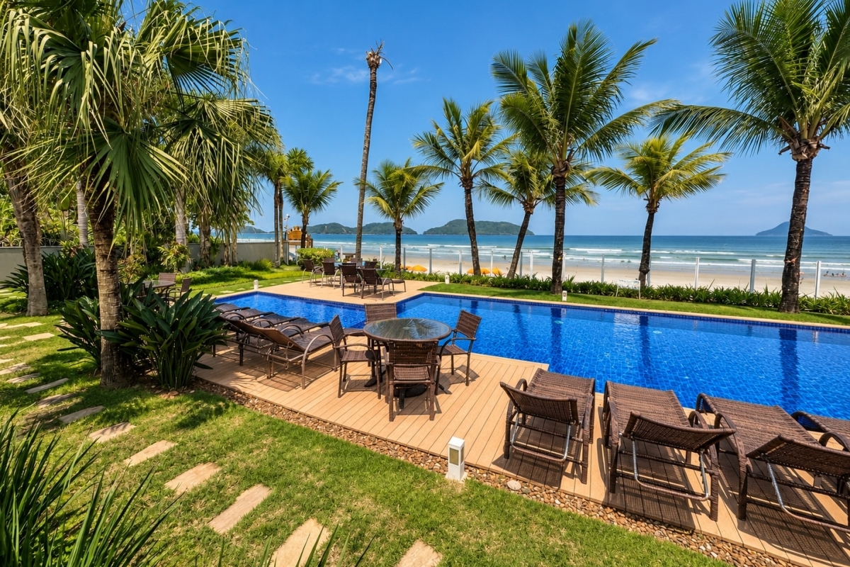 Praia Juquehy - Condomínio Pé na Areia